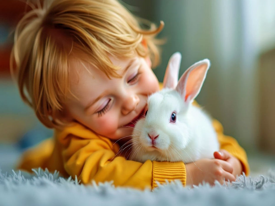 Das ist Kaninchenliebe pur. - CALVENDO Foto-Puzzle'