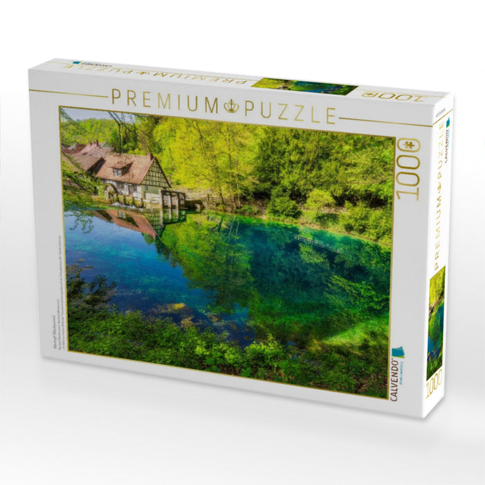 Blautopf (Blaubeuren) - CALVENDO Foto-Puzzle'