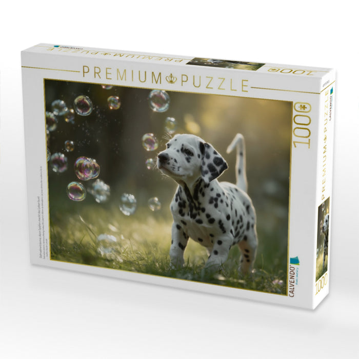 Dalmatinerträume, denn Spielen macht das Leben bunt - CALVENDO Foto-Puzzle'