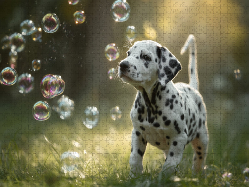 Dalmatinerträume, denn Spielen macht das Leben bunt - CALVENDO Foto-Puzzle'