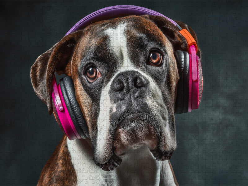 Ein Motiv aus dem Kalender Hundeglück - CALVENDO Foto-Puzzle'