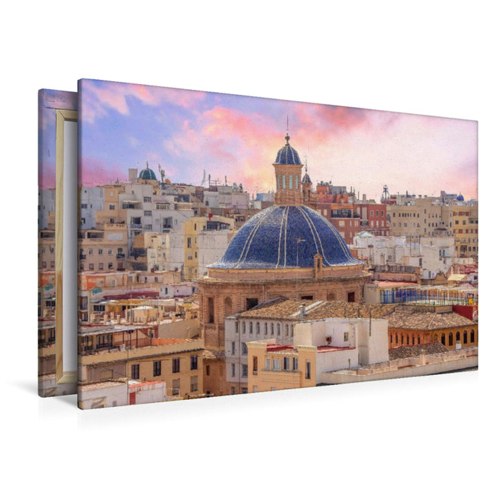 Premium Textil-Leinwand Das Dach der Kathedrale in der Altstadt