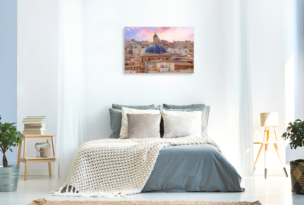 Premium Textil-Leinwand Das Dach der Kathedrale in der Altstadt