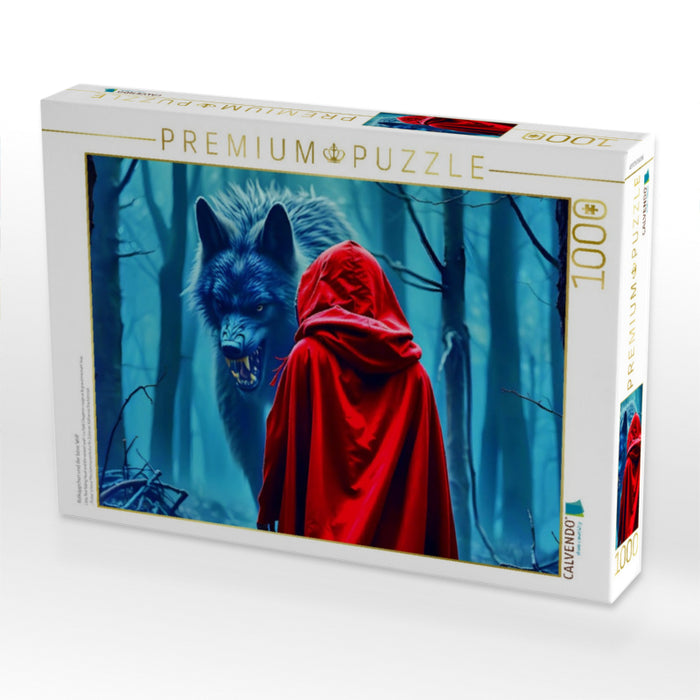 Rotkäppchen und der böse Wolf - CALVENDO Foto-Puzzle'