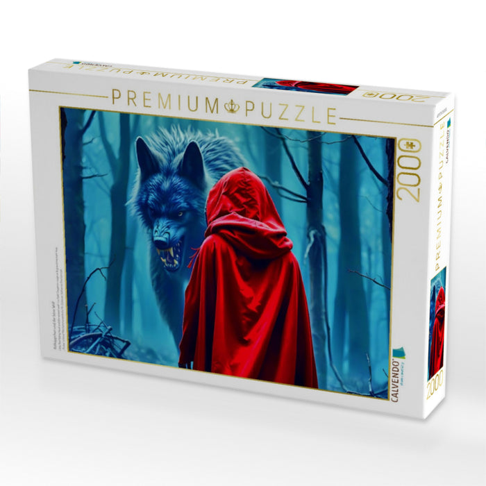 Rotkäppchen und der böse Wolf - CALVENDO Foto-Puzzle'