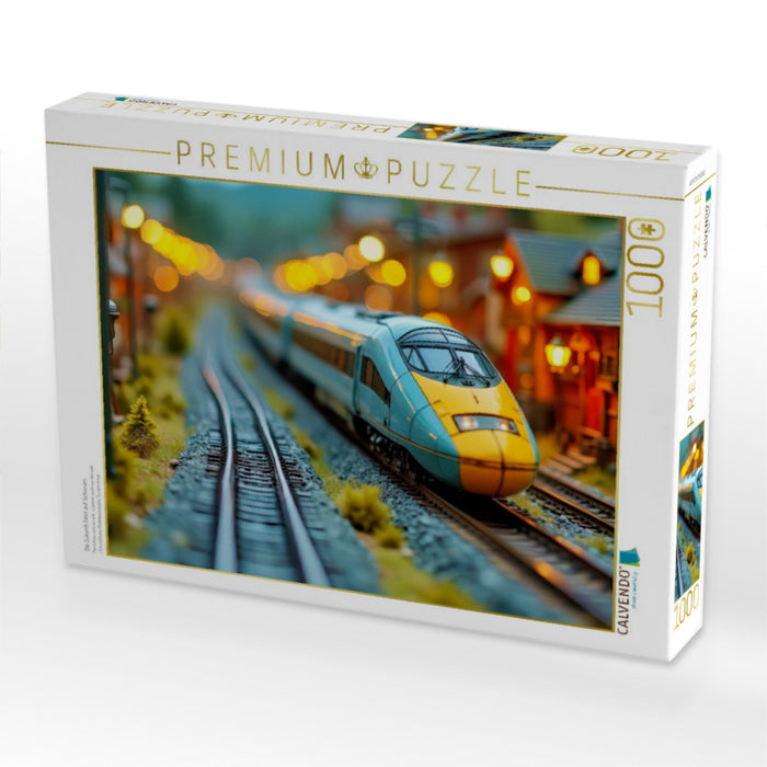Die Zukunft fährt auf Schienen. - CALVENDO Foto-Puzzle'
