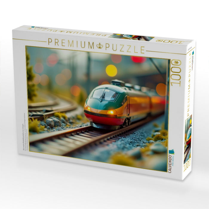 Die smarte Modelleisenbahn von morgen. - CALVENDO Foto-Puzzle'
