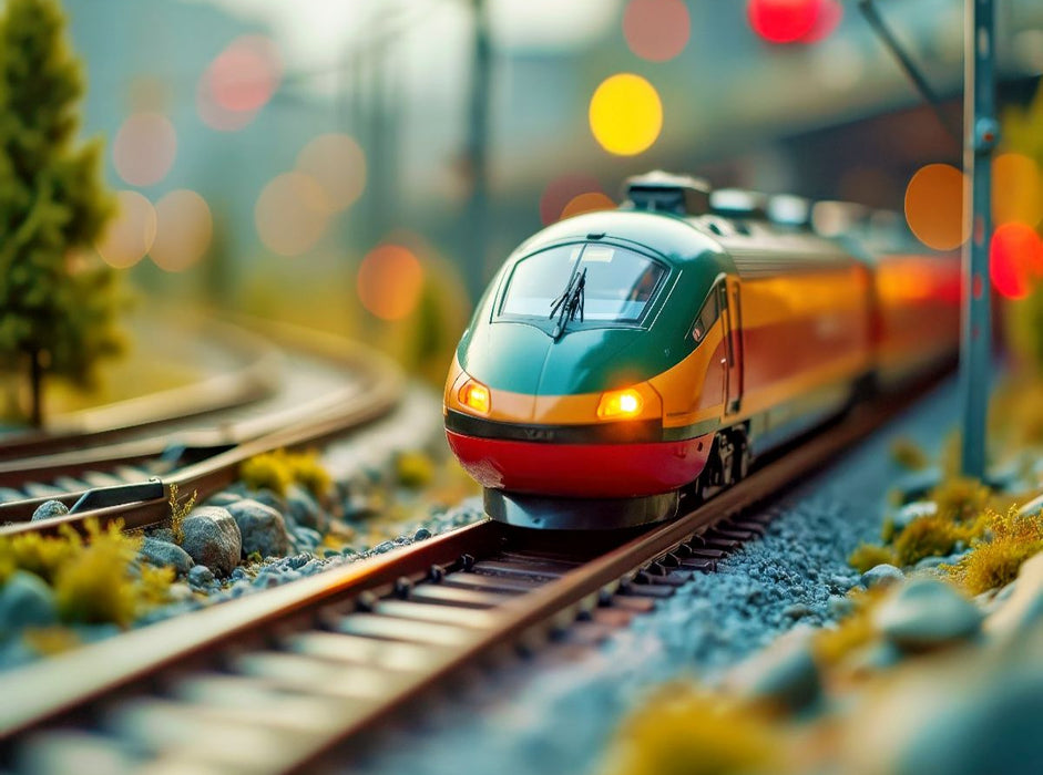 Die smarte Modelleisenbahn von morgen. - CALVENDO Foto-Puzzle'