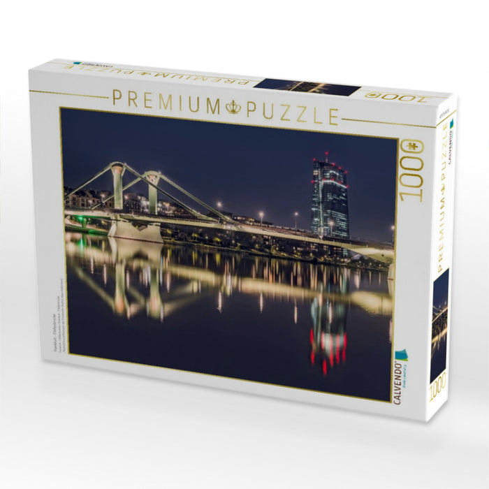 Frankfurt - Flößerbrücke - CALVENDO Foto-Puzzle'