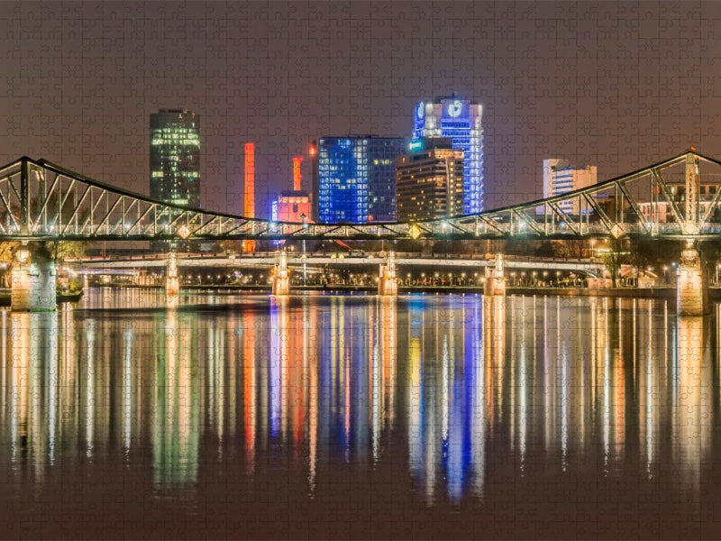 Frankfurt - Eiserner Steg - CALVENDO Foto-Puzzle'