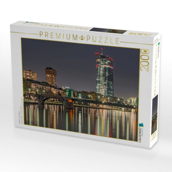 Frankfurt - Alte Brücke - CALVENDO Foto-Puzzle'