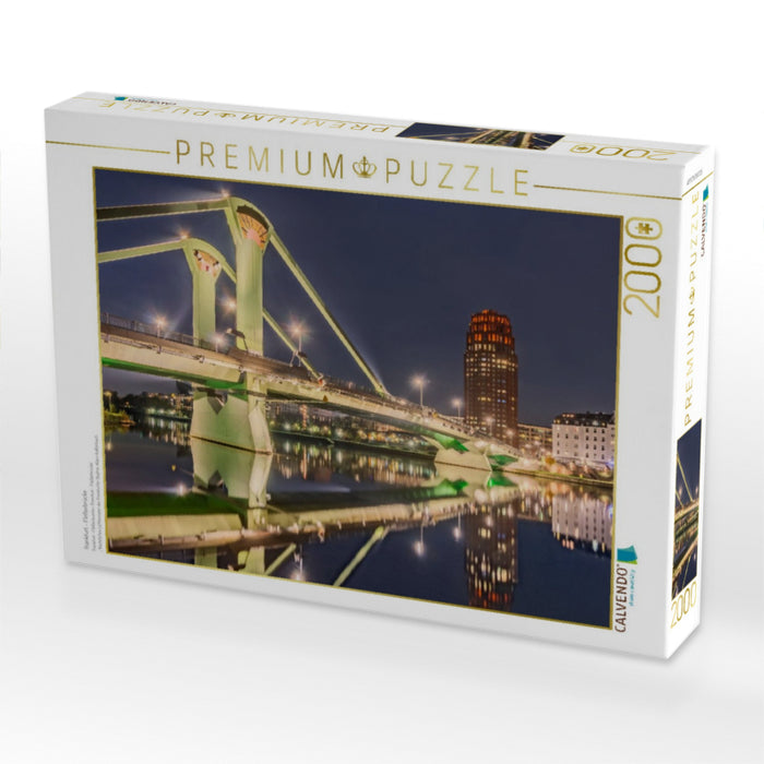 Frankfurt - Flößerbrücke - CALVENDO Foto-Puzzle'