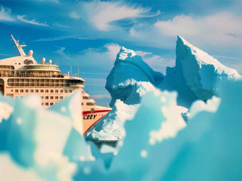 Mit den Kids zu den Eisriesen, Grönland ahoi. - CALVENDO Foto-Puzzle'