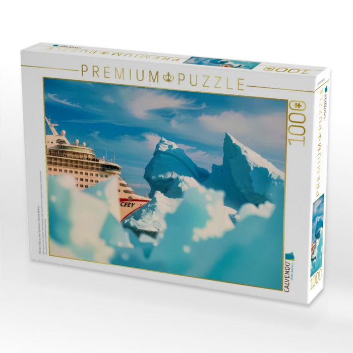 Mit den Kids zu den Eisriesen, Grönland ahoi. - CALVENDO Foto-Puzzle'