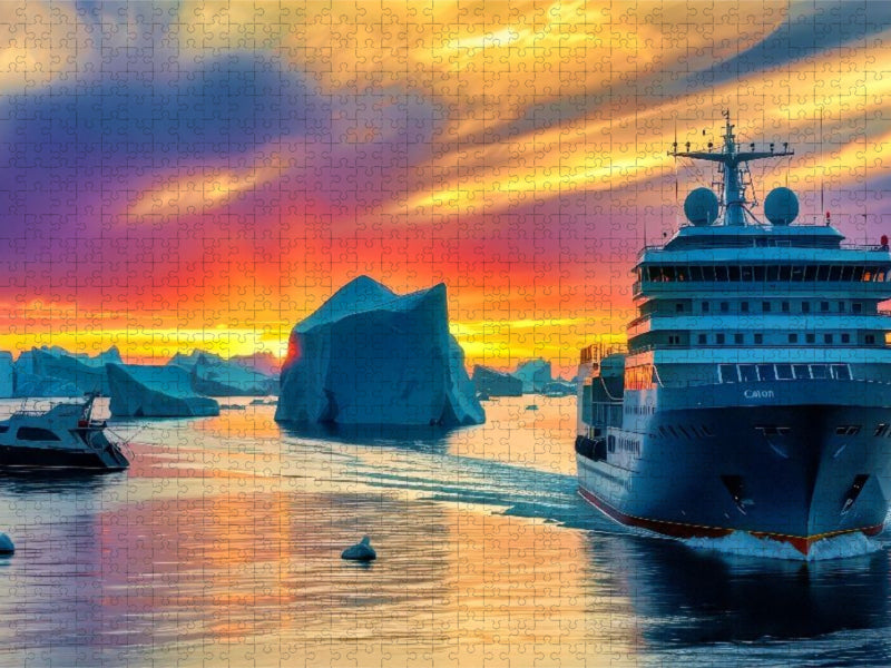 Kreuzfahrt Ziele, Grönland Edition. - CALVENDO Foto-Puzzle'