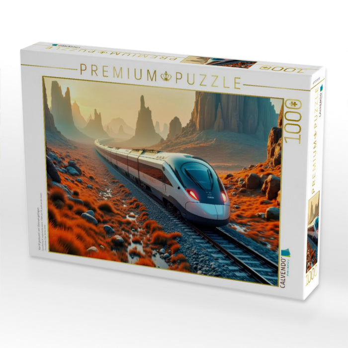 Von KI gesteuert, von Visionen getragen. - CALVENDO Foto-Puzzle'