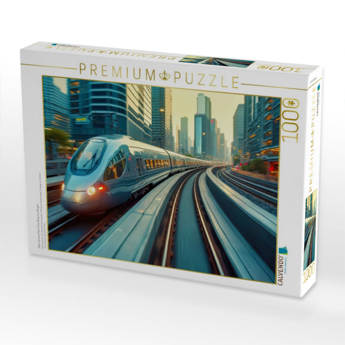 Mehr als eine Fahrt. Eine Reise ins Morgen. - CALVENDO Foto-Puzzle'