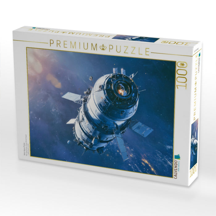 Retro Space Poster - CALVENDO Foto-Puzzle'