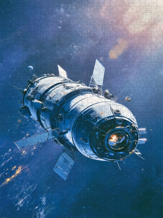 Retro Space Poster - CALVENDO Foto-Puzzle'