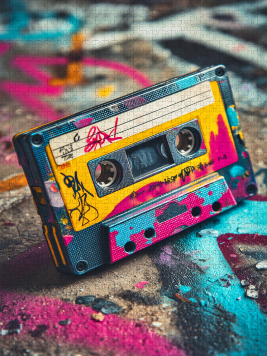 Cassette Love, Rewind to Good Times - CALVENDO Foto-Puzzle'