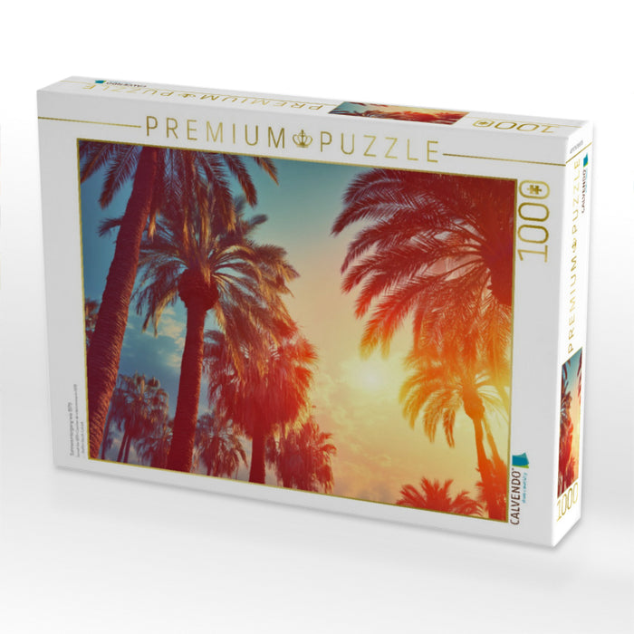 Sonnenuntergang wie 1979 - CALVENDO Foto-Puzzle'