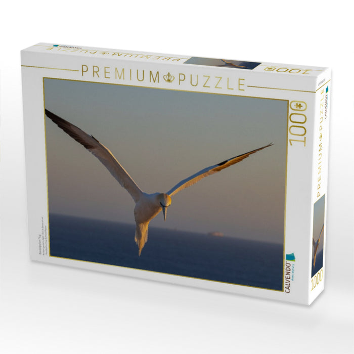 Basstölpel im Flug - CALVENDO Foto-Puzzle'