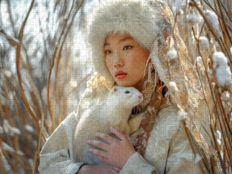 Mode und Tiere - CALVENDO Foto-Puzzle'