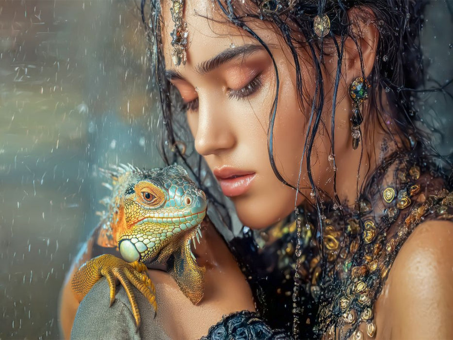 Mode und Tiere - CALVENDO Foto-Puzzle'