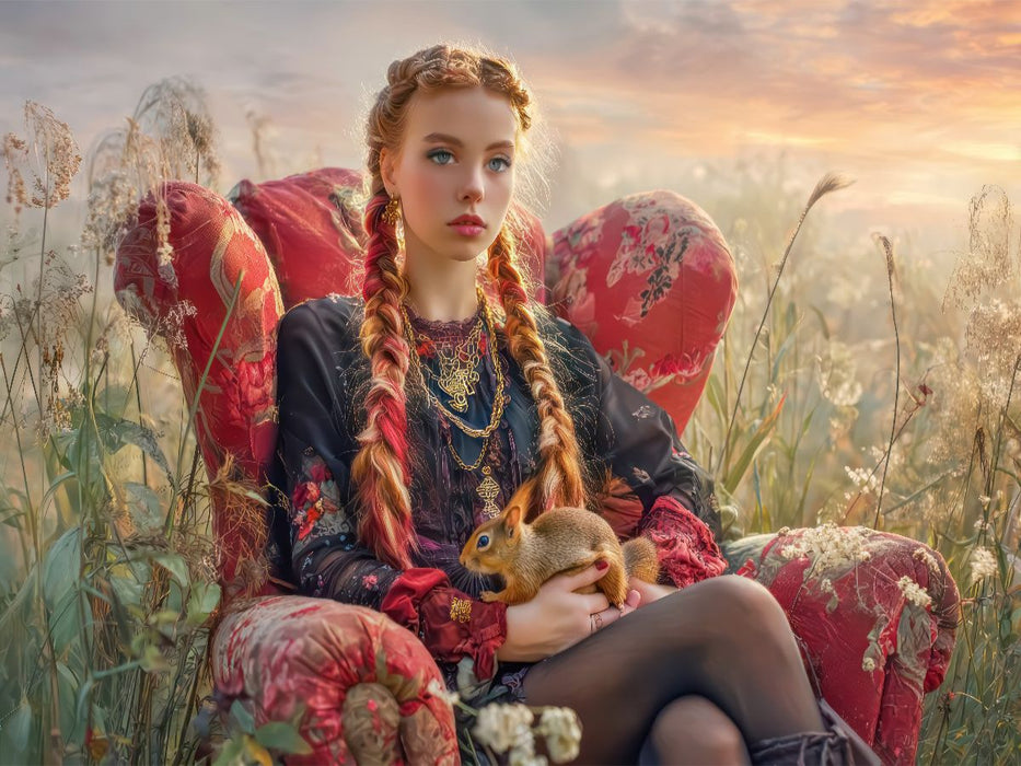 Mode und Tiere - CALVENDO Foto-Puzzle'