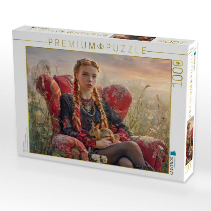 Mode und Tiere - CALVENDO Foto-Puzzle'