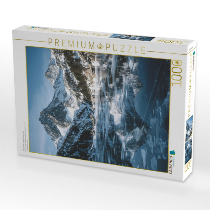 Ein Wald in sanfter Winterruhe - CALVENDO Foto-Puzzle'