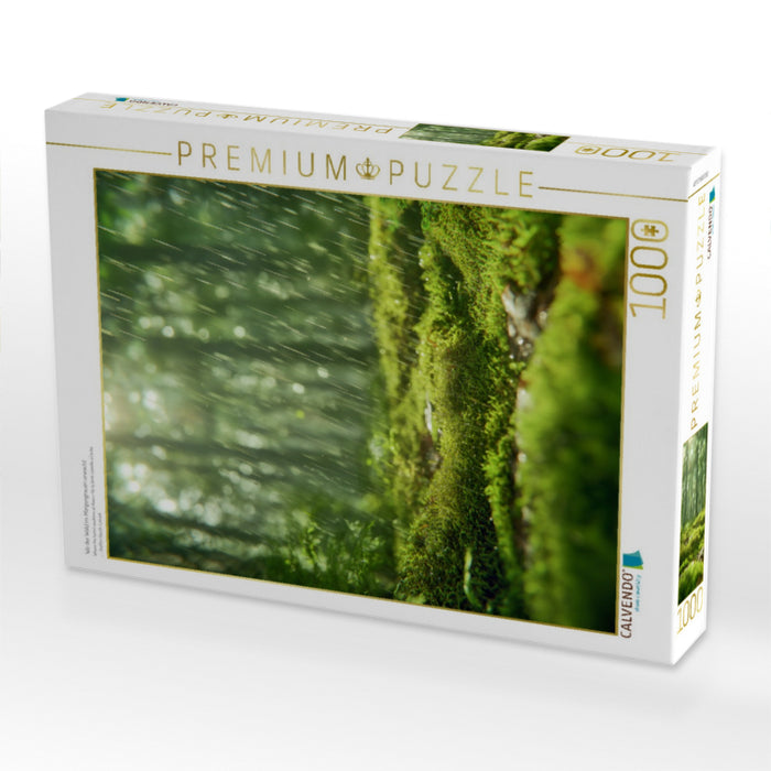 Wo der Wald im Morgengrauen erwacht - CALVENDO Foto-Puzzle'