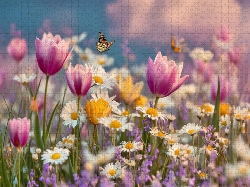 Zauberwald im Morgenlicht - CALVENDO Foto-Puzzle'