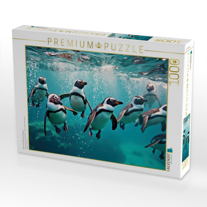 Komm ins Reich der Pinguine. - CALVENDO Foto-Puzzle'