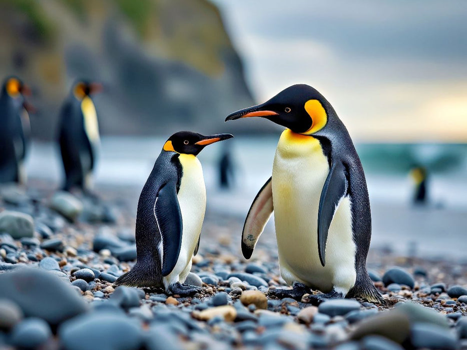 Tauche ein in die Welt der Pinguine. - CALVENDO Foto-Puzzle'