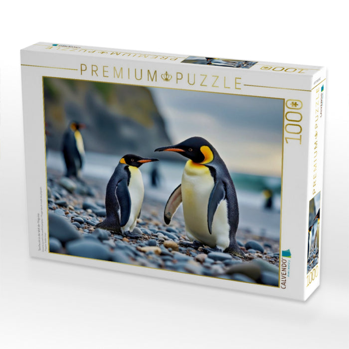 Tauche ein in die Welt der Pinguine. - CALVENDO Foto-Puzzle'