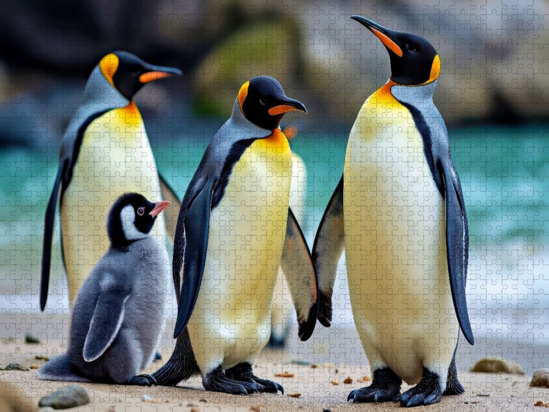 Hier wird gewatschelt, gelacht und gestaunt. - CALVENDO Foto-Puzzle'