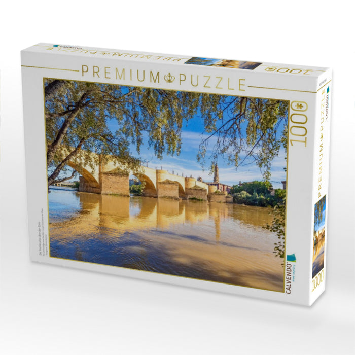 Die Steinbrücke über den Ebro - CALVENDO Foto-Puzzle'