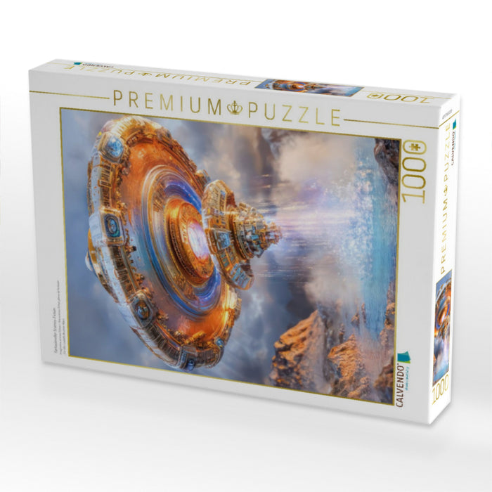 Fantasievoller Science-Fiction - CALVENDO Foto-Puzzle'