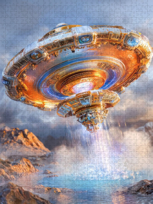 Fantasievoller Science-Fiction - CALVENDO Foto-Puzzle'