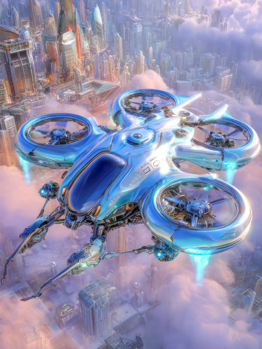 Fantasievoller Science-Fiction - CALVENDO Foto-Puzzle'