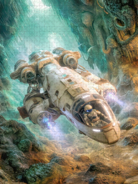 Fantasievoller Science-Fiction - CALVENDO Foto-Puzzle'