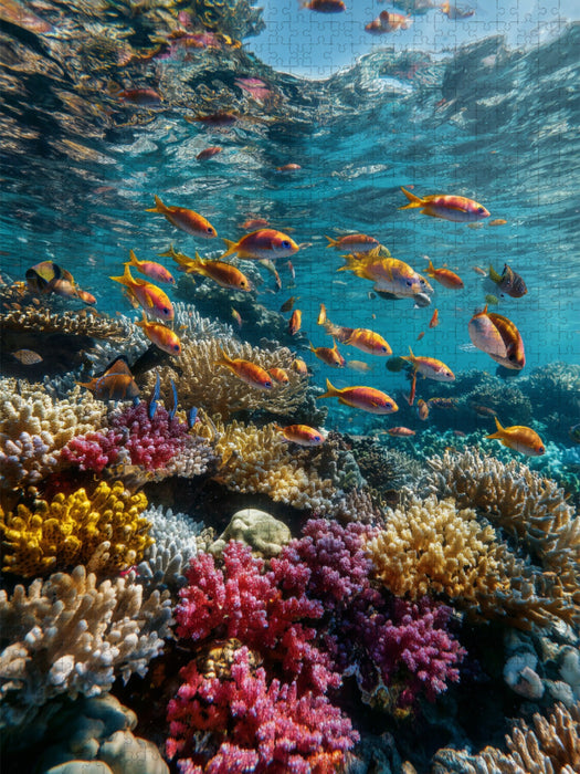 Bunte Vielfalt am Great Barrier Reef - CALVENDO Foto-Puzzle'