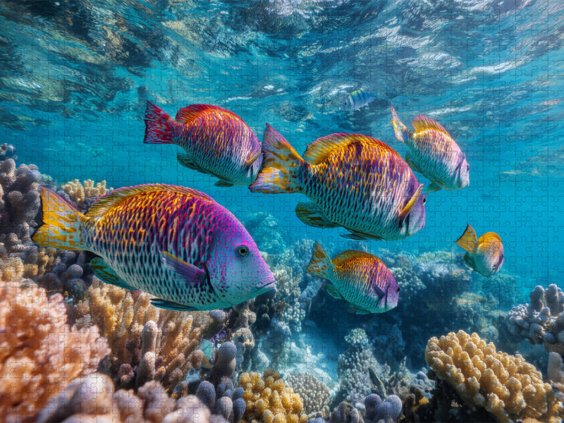 Die Vielfalt im Great Barrier Reef - CALVENDO Foto-Puzzle'