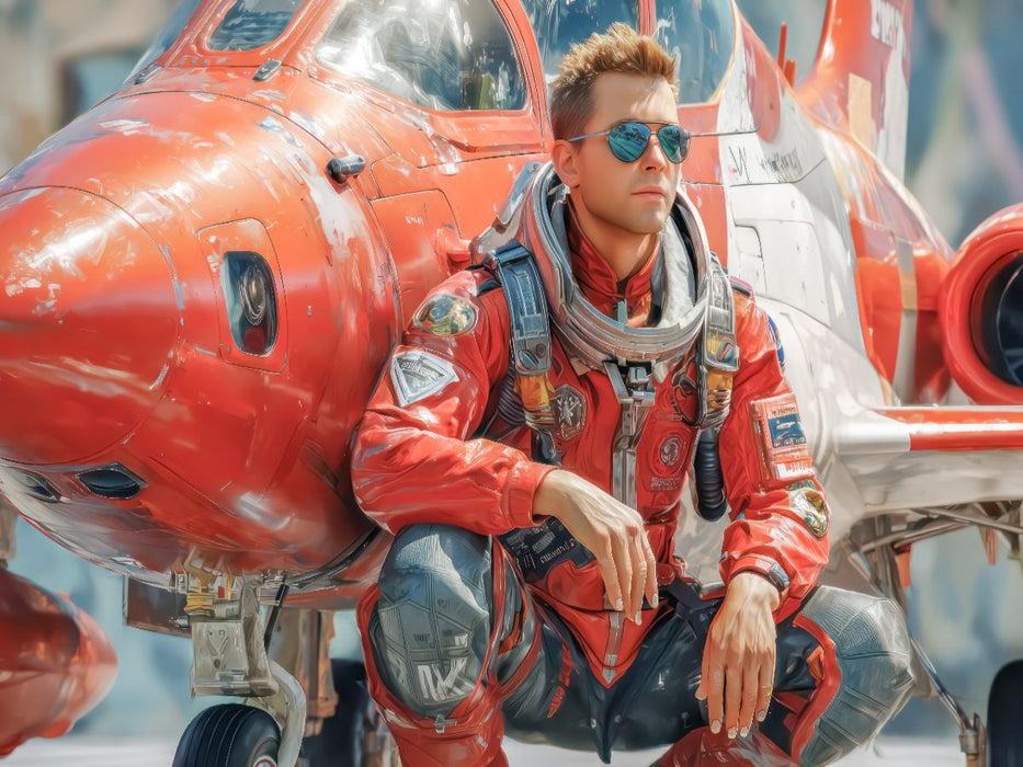 Waghalsige Piloten - CALVENDO Foto-Puzzle'