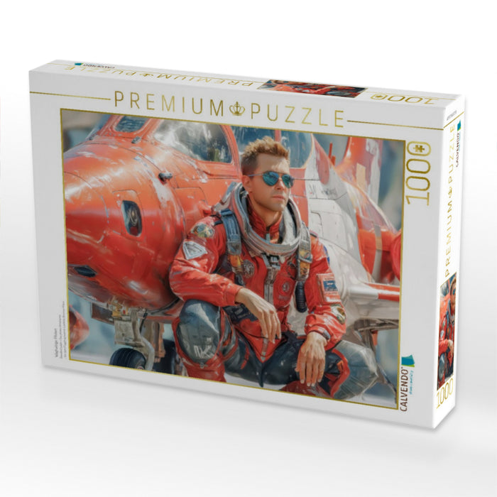 Waghalsige Piloten - CALVENDO Foto-Puzzle'