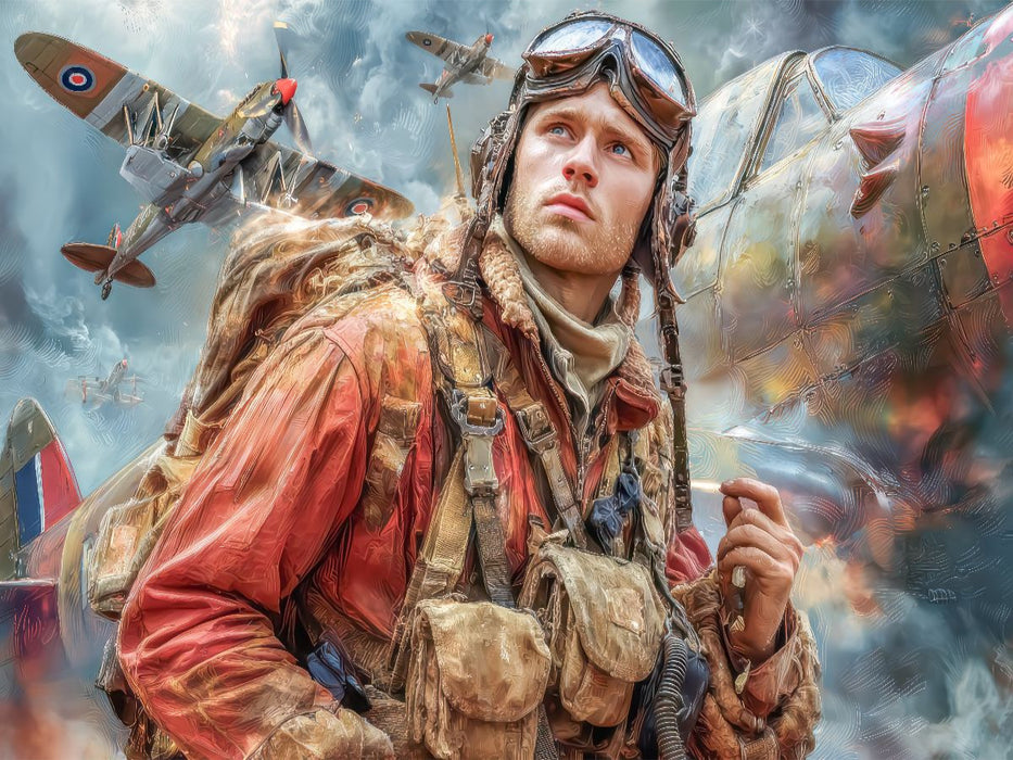 Waghalsige Piloten - CALVENDO Foto-Puzzle'