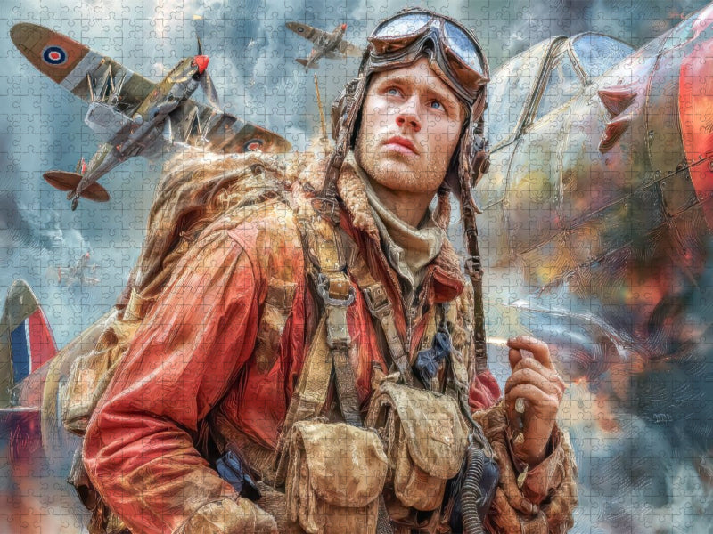 Waghalsige Piloten - CALVENDO Foto-Puzzle'