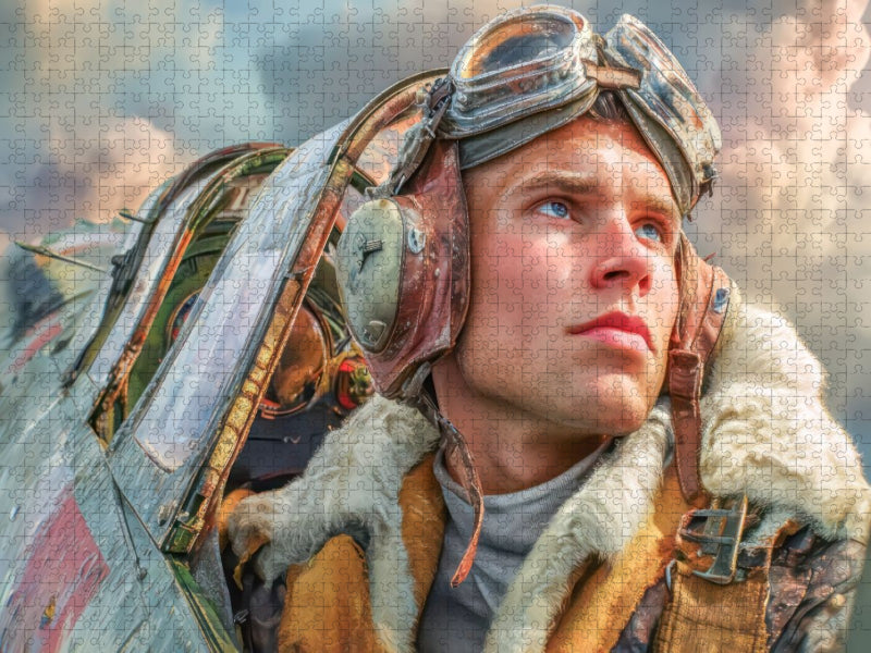 Waghalsige Piloten - CALVENDO Foto-Puzzle'