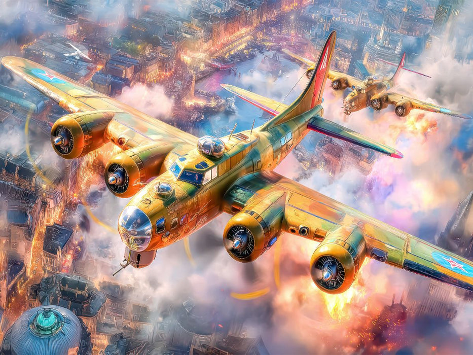 Waghalsige Piloten - CALVENDO Foto-Puzzle'